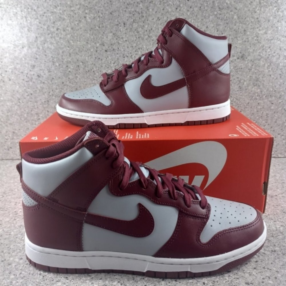 Nike Dunk High Retro Dark Beetroot Sneakers - Men's Size 9 Shoes